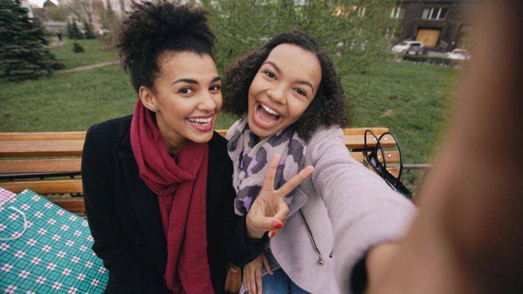 smiling girls
