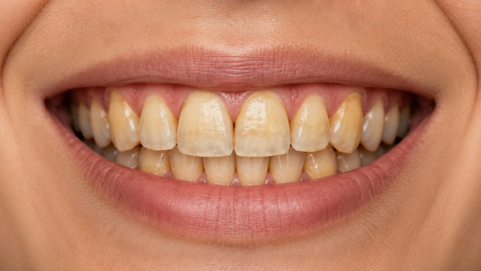 Before teeth whitening - 2
