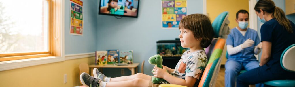 Child at Dentist — Calm Photo