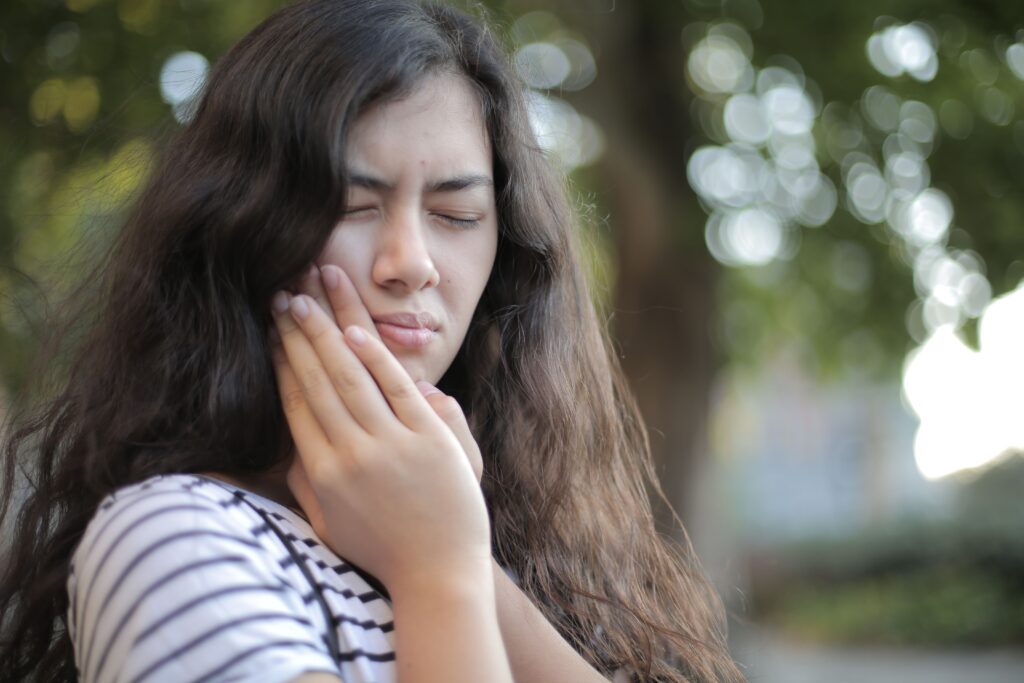 Throbbing Tooth Pain Expression