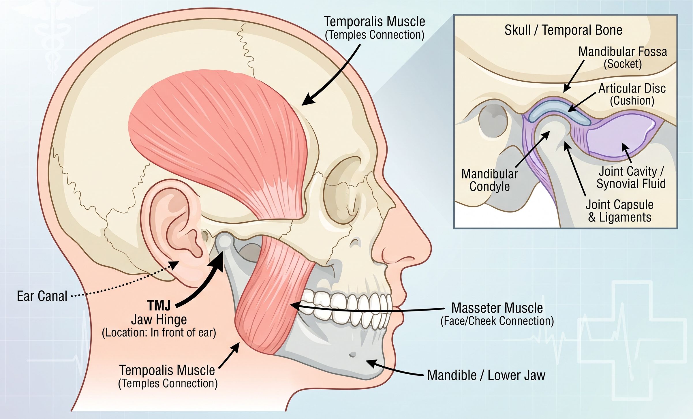 TMJ Anatomy Diagram