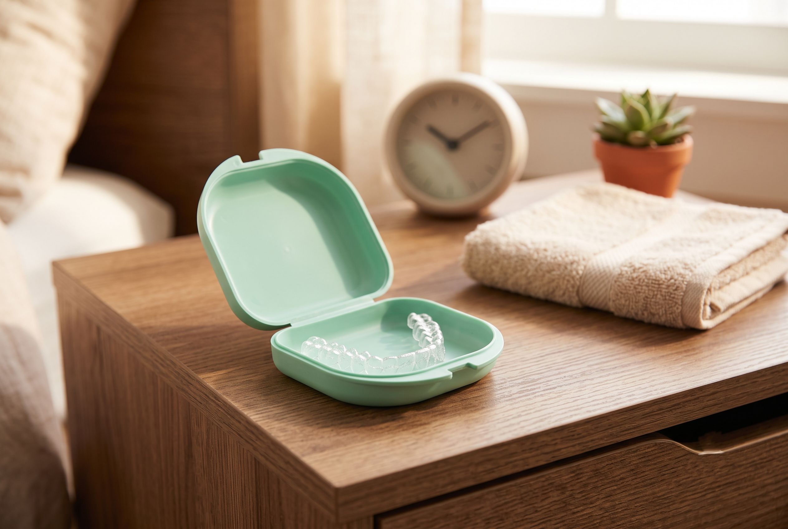 Retainer in Case — Lifestyle Photo